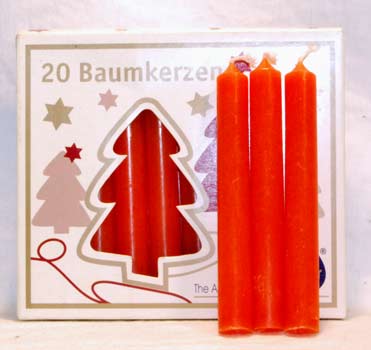 (image for) Orange Chime Candle 20pk