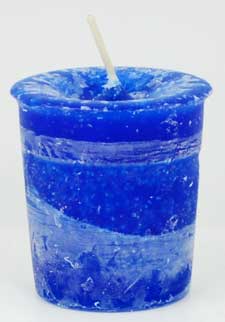 (image for) Good Health Herbal votive - blue