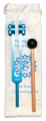 (image for) 8 1/2" Throat (light blue) tuning fork