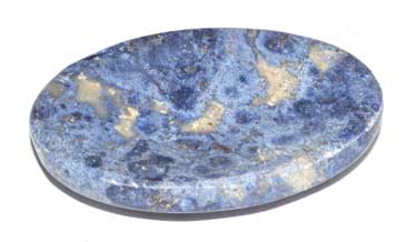 (image for) Dumoritierite worry stone