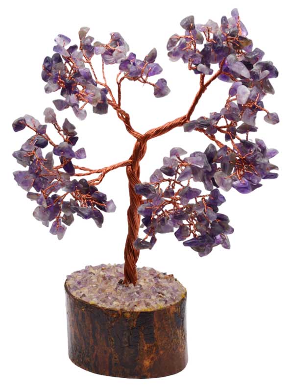 (image for) Amethyst gemstone tree