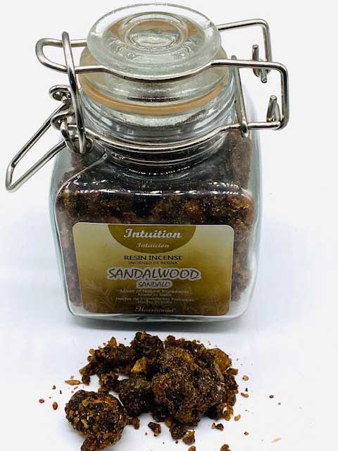 (image for) 3.0oz Intuition (sandalwood) resin jar