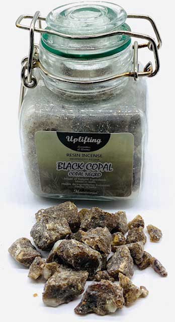 (image for) 3.0oz Uplifting (black copal) resin jar