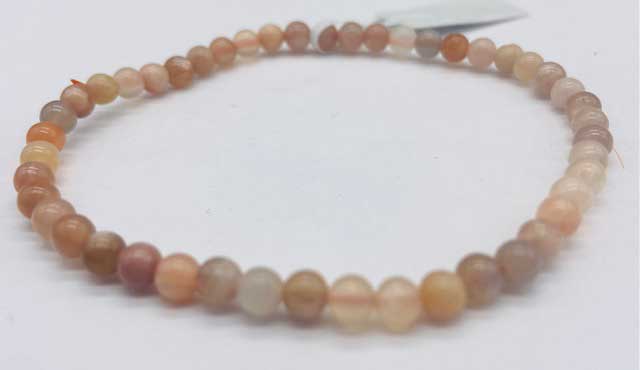 (image for) 4mm Moonstone bracelet