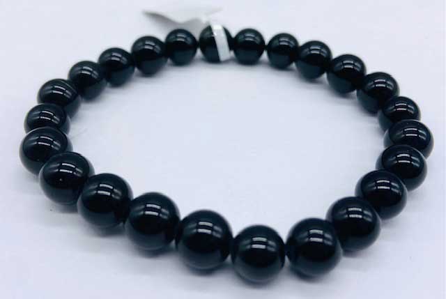 (image for) 8mm Rainbow Obsidian bracelet