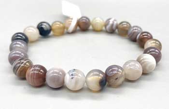 (image for) 8mm Agate, Botswana bracelet