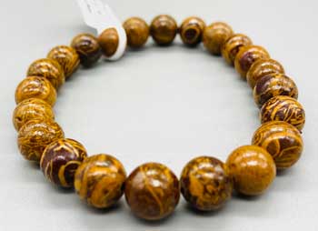 (image for) 8mm Jasper, Arabic bracelet