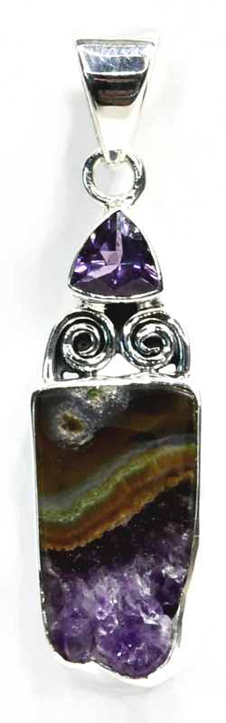 (image for) Amethyst Slice pendant