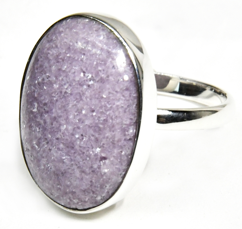 (image for) size 8 Lepidolite ring