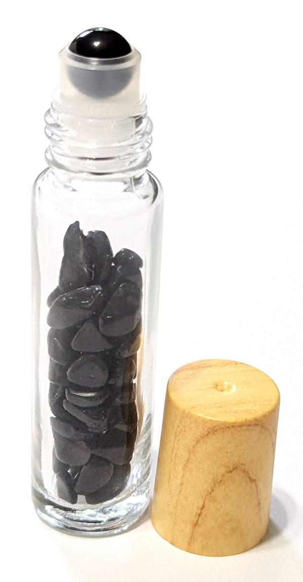 (image for) Obsidian black in roller bottle 10ml