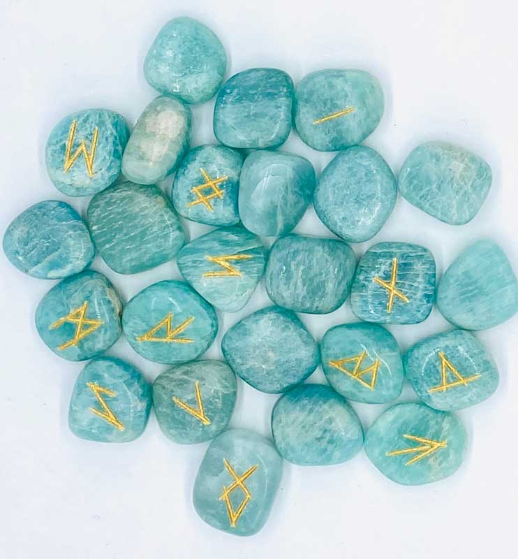 (image for) Amazonite rune set